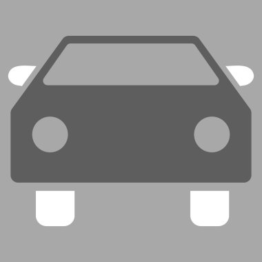 Araba düz vektör simgesi