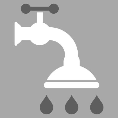 duş tap düz vektör sembolü