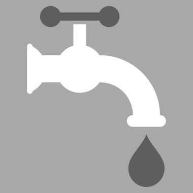 Water Tap Flat Vector Symbol