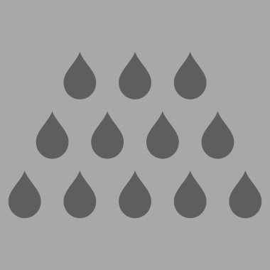 Damla düz vektör simgesi