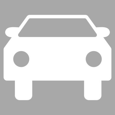 Araba düz vektör simgesi