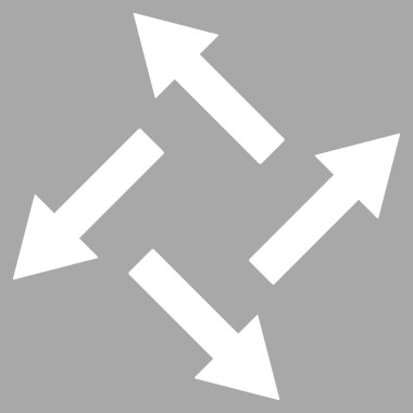 Vektör simge santrifüj oklar düz