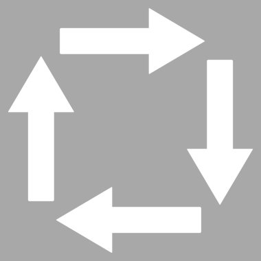 Circulation Arrows Flat Vector Symbol