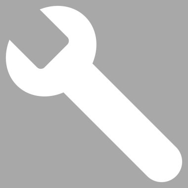 Wrench Flat Vector Symbol