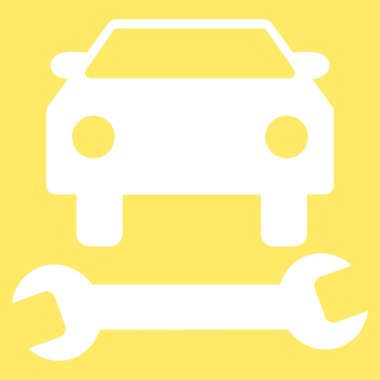 Car Repair Flat Vector Symbol