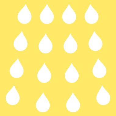 Damla düz vektör simgesi