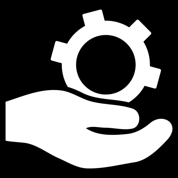 Engineering Service Flat Vector Symbol — Stok Vektör