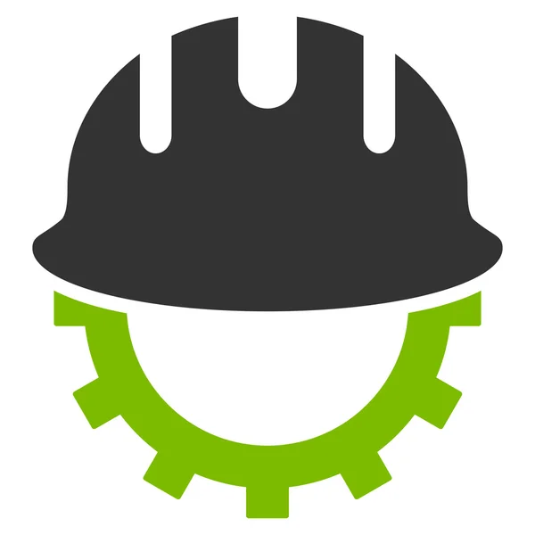 Development Hardhat Flat Vector Symbol — Wektor stockowy