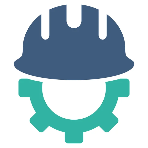 Development Hardhat Flat Vector Symbol — ストックベクタ