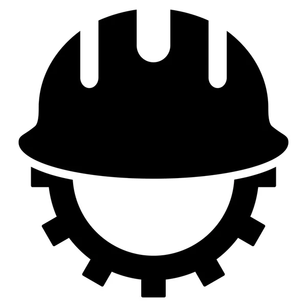 Development Hardhat Flat Vector Symbol — Stok Vektör
