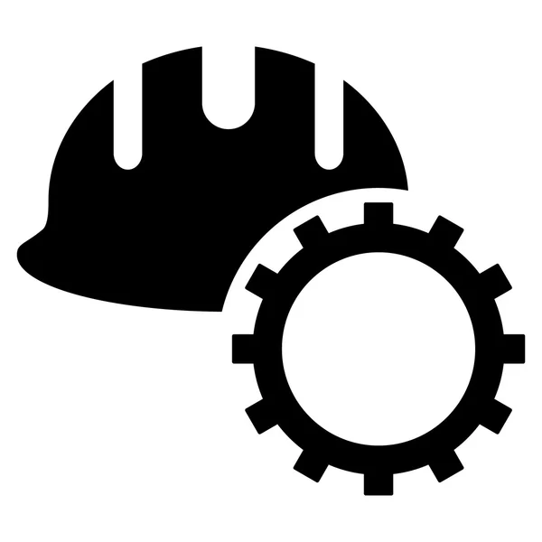 Desarrollo Hardhat Flat Vector Symbol — Archivo Imágenes Vectoriales