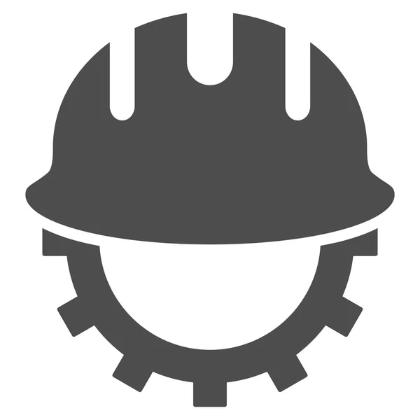 Development Hardhat Flat Vector Symbol — Stok Vektör