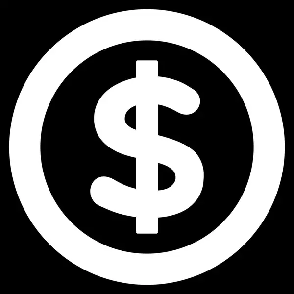 Символ плоского вектора финансов — стоковый вектор