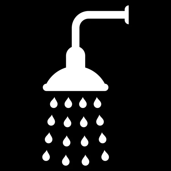 Dusche flacher Vektor-Symbol — Stockvektor