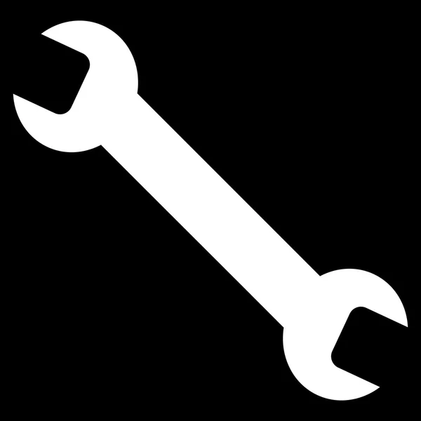 Wrench Flat Vector Symbol — Stockvector