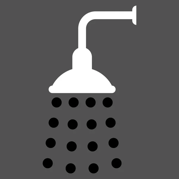 Shower Flat Vector Symbol — Stockvector