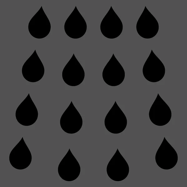 Drops Flat Vector Symbol — Stock Vector