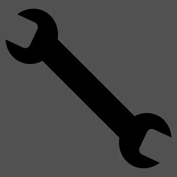 Wrench Flat Vector Symbol — 图库矢量图片