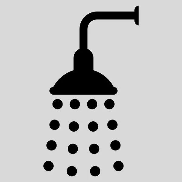 Symbole de vecteur plat de douche — Image vectorielle