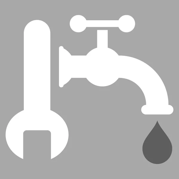 Υδραυλικά επίπεδη διάνυσμα σύμβολο — Διανυσματικό Αρχείο