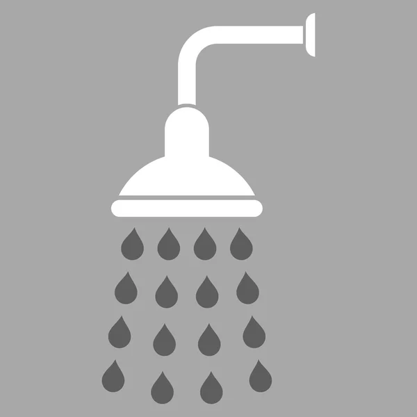 Symbole de vecteur plat de douche — Image vectorielle
