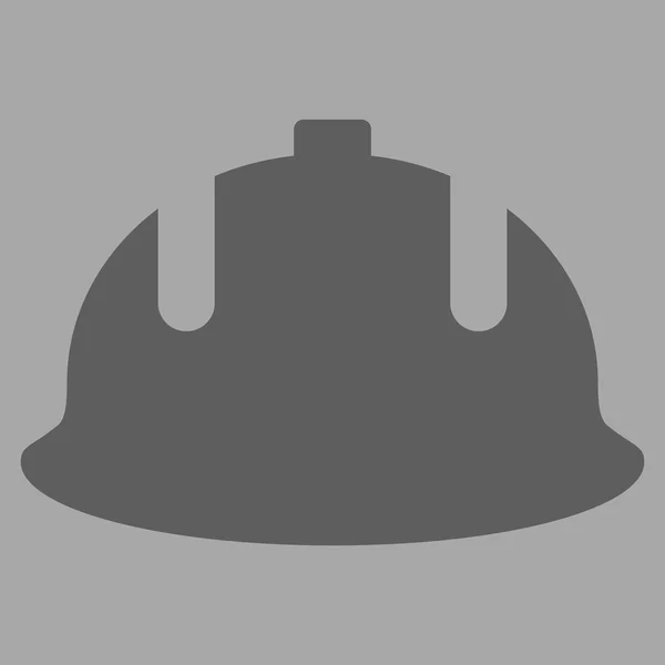 Construction Helmet Flat Vector Symbol — 图库矢量图片