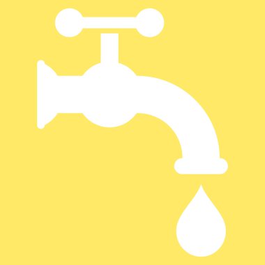 Water Tap Flat Vector Symbol