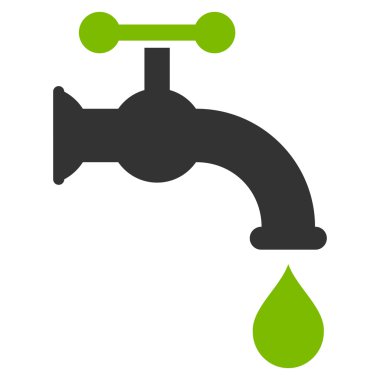 Water Tap Flat Vector Symbol