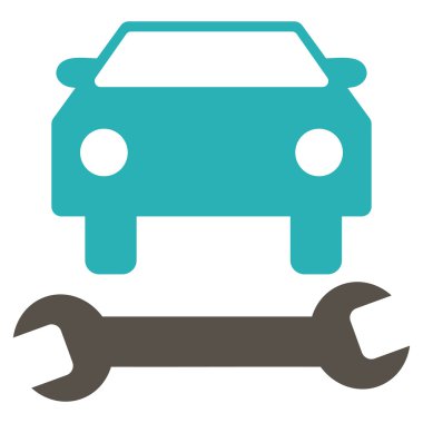 Car Repair Flat Vector Symbol