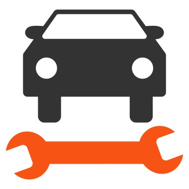 Car Repair Flat Vector Symbol