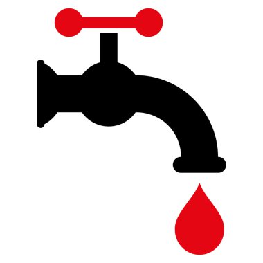 Water Tap Flat Vector Symbol