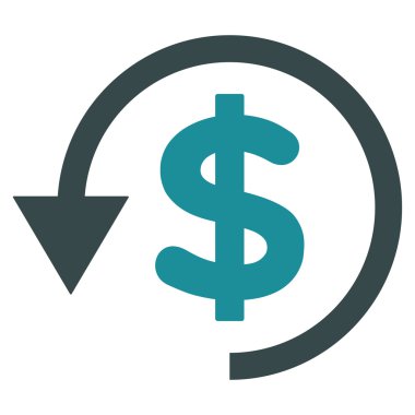 Ters ibraz düz vektör simgesi