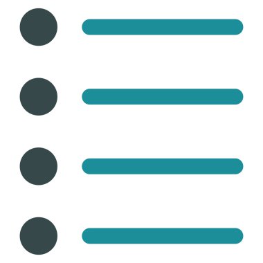 Items Flat Vector Symbol