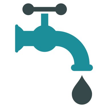 Water Tap Flat Vector Symbol
