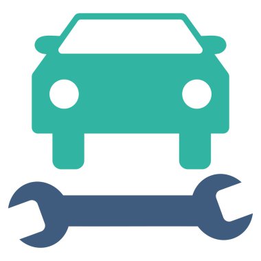 Car Repair Flat Vector Symbol