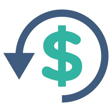 Ters ibraz düz vektör simgesi