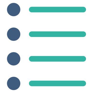 Items Flat Vector Symbol