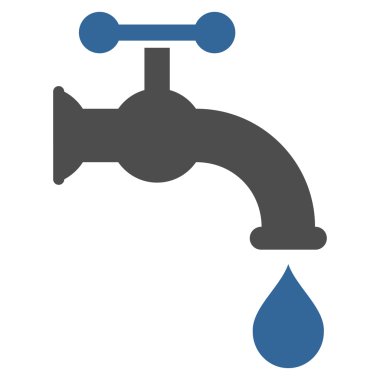 Water Tap Flat Vector Symbol