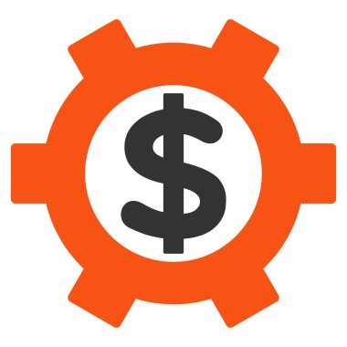 Financial Settings Flat Vector Symbol
