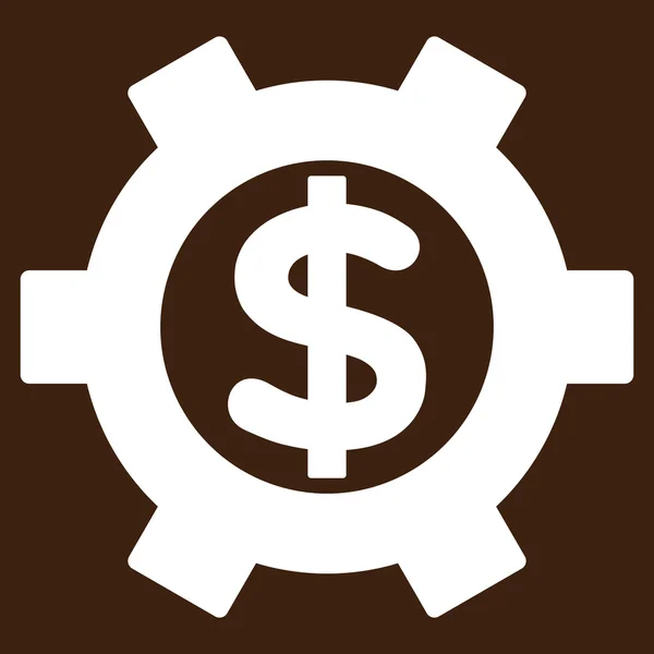 Financial Settings Flat Vector Symbol — Stock Vector