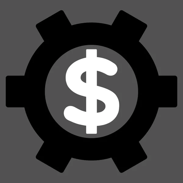 Financial Settings Flat Vector Symbol — ストックベクタ