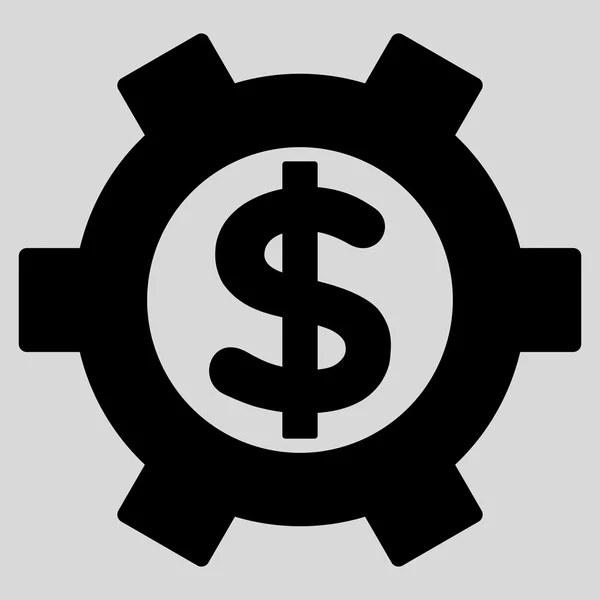 Financial Settings Flat Vector Symbol — Wektor stockowy