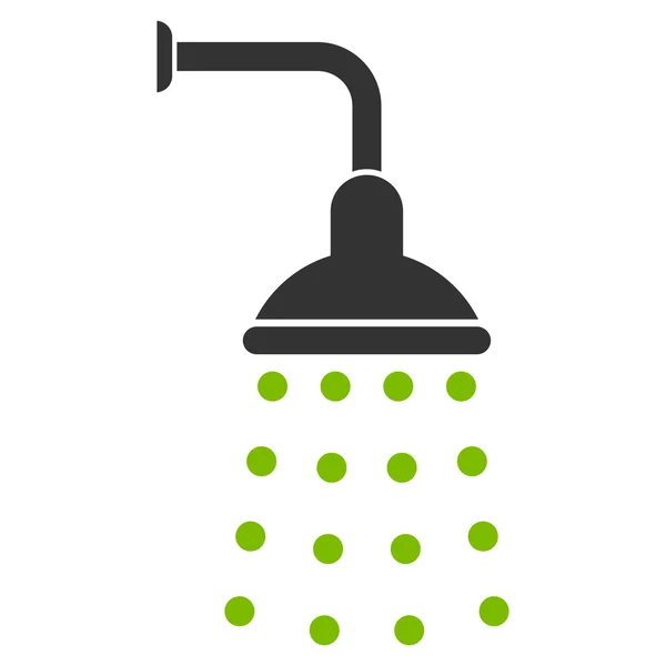 Symbole de vecteur plat de douche — Image vectorielle