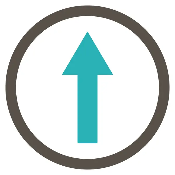Векторний символ округлої стрілки вгору — стоковий вектор