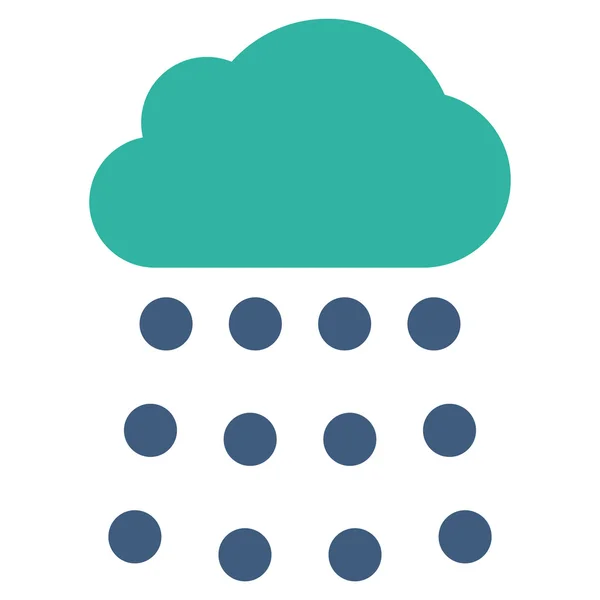 Σύμβολο επίπεδη διάνυσμα σύννεφο βροχής — Διανυσματικό Αρχείο