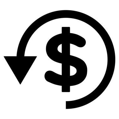 Ters ibraz düz vektör simgesi