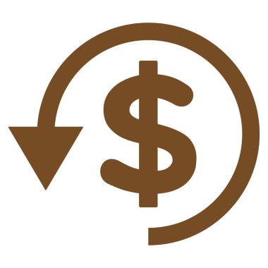 Ters ibraz düz vektör simgesi