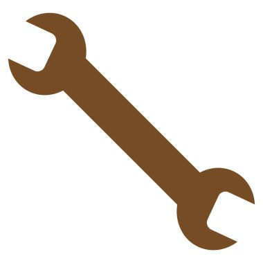 Wrench Flat Vector Symbol