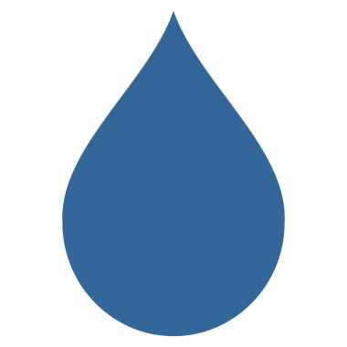 Düz vektör simge damla