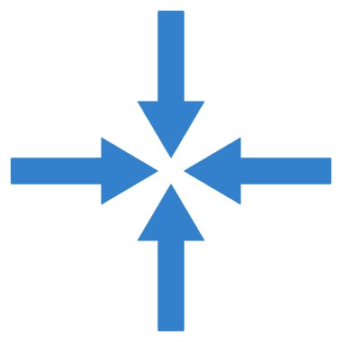 Etkisi oklar düz vektör simgesi